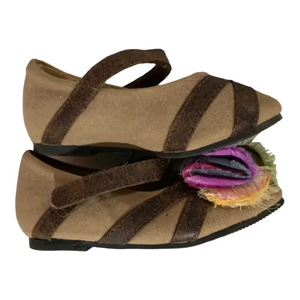 Joyfolie Flower Strappy Flats
